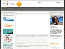 Tablet Screenshot of pamojaroadsafety.org